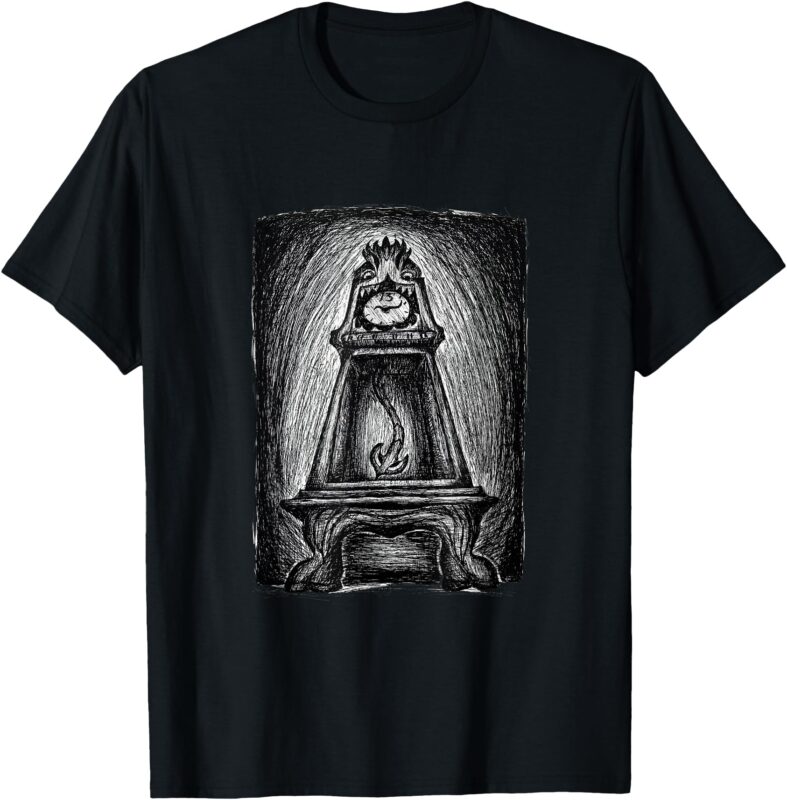 Haunted Grandfather Clock T-Shirt