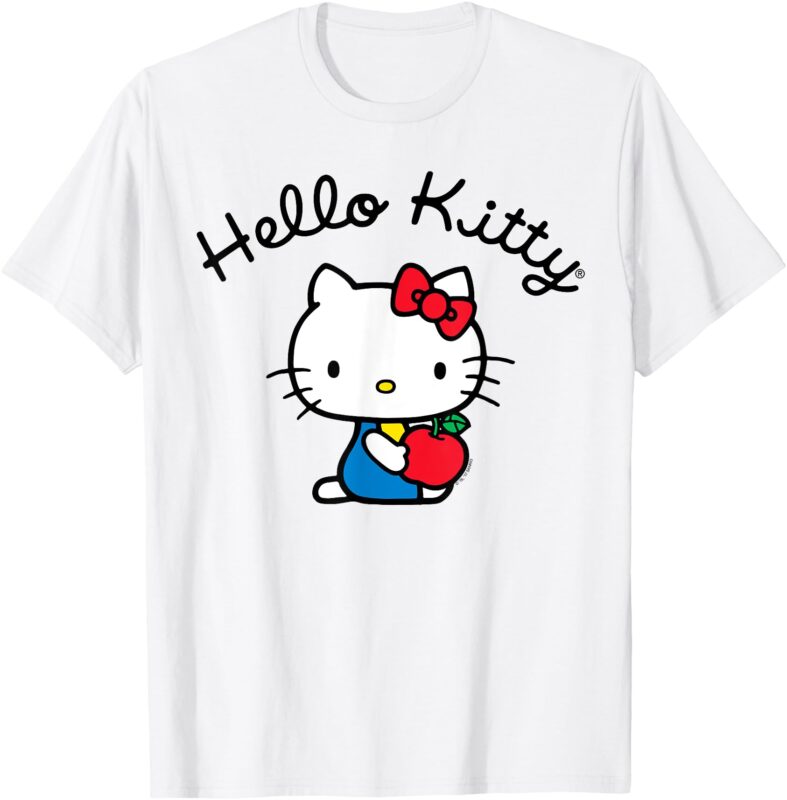 Hello Kitty Retro Logo Tee Shirt T-Shirt