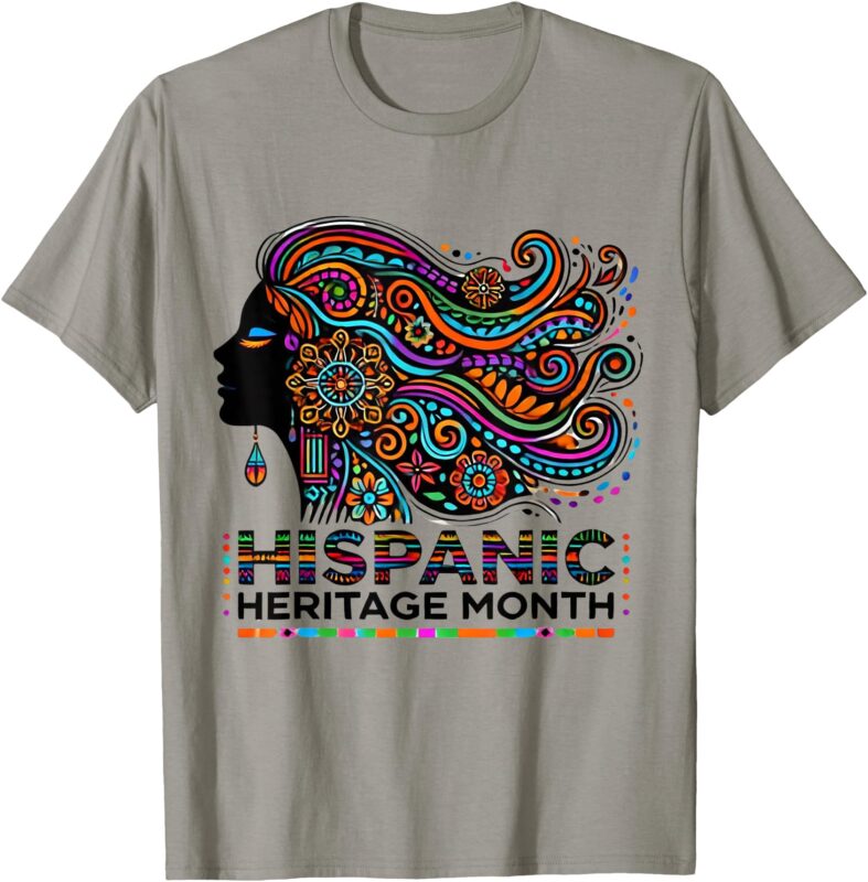 Hispanic Heritage Month Flags Women, Men T-Shirt