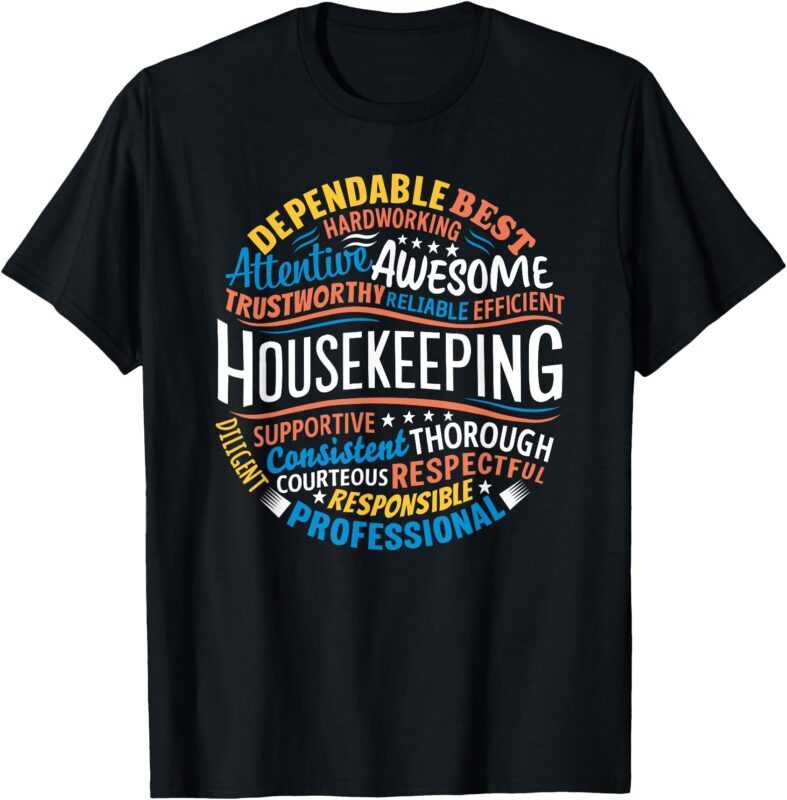 Housekeeping Appreciation Gifts Environmental Services Week T-Shirt