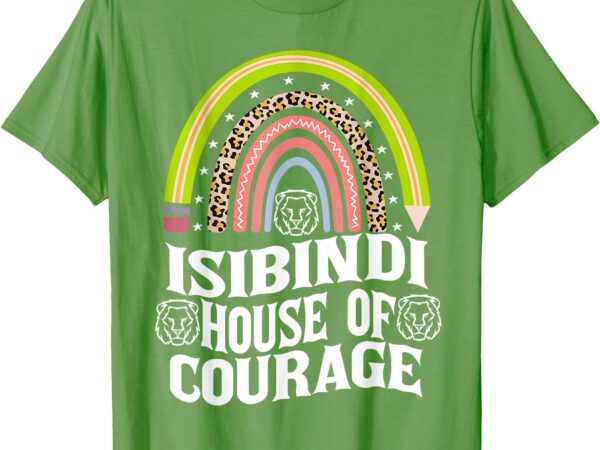Isibindi house of courage rainbow boho heart school t-shirt