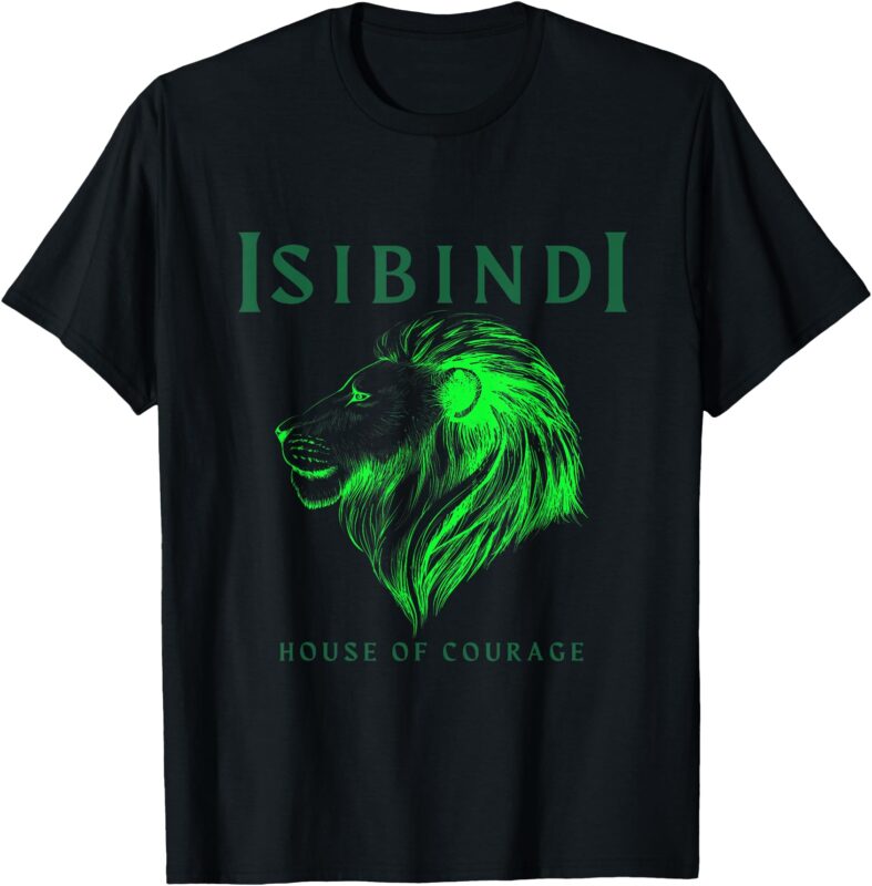 ISIBINDI LION, House of COURAGE School Spirit Day Attire T-Shirt