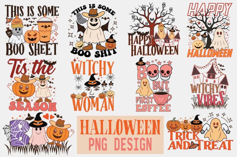 HALLOWEEN PNG DESIGN BUNDLE