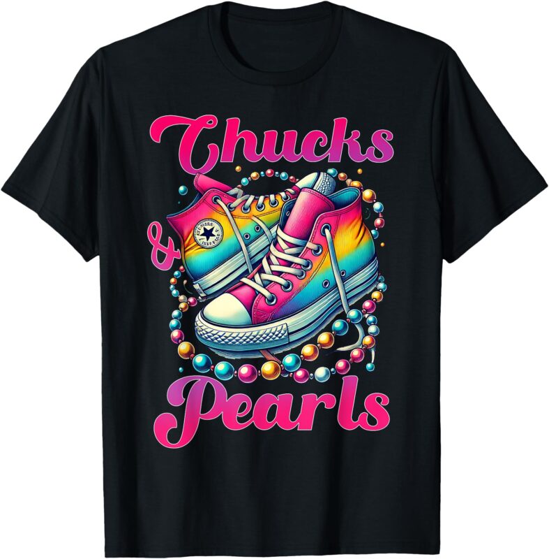 Kamala 2024 Chucks And Pearls Tees For Women T-Shirt