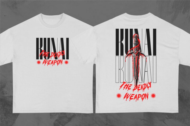 Japanese Streetwear T-Shirt Designs Bundle