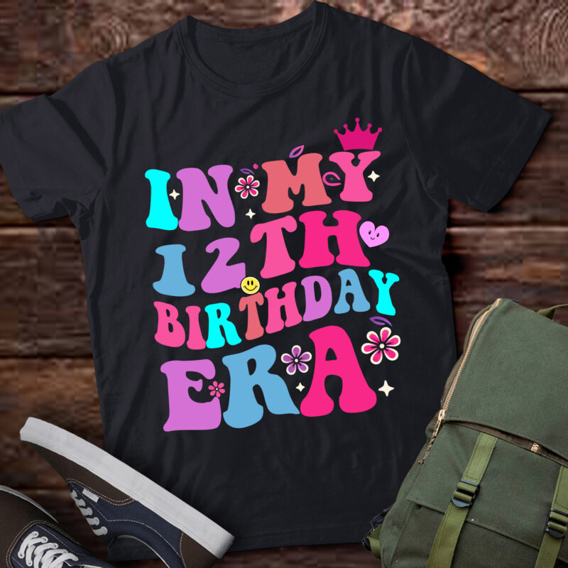 LT347 In My 12th Birthday Era 12 years Old Birthday Gifts