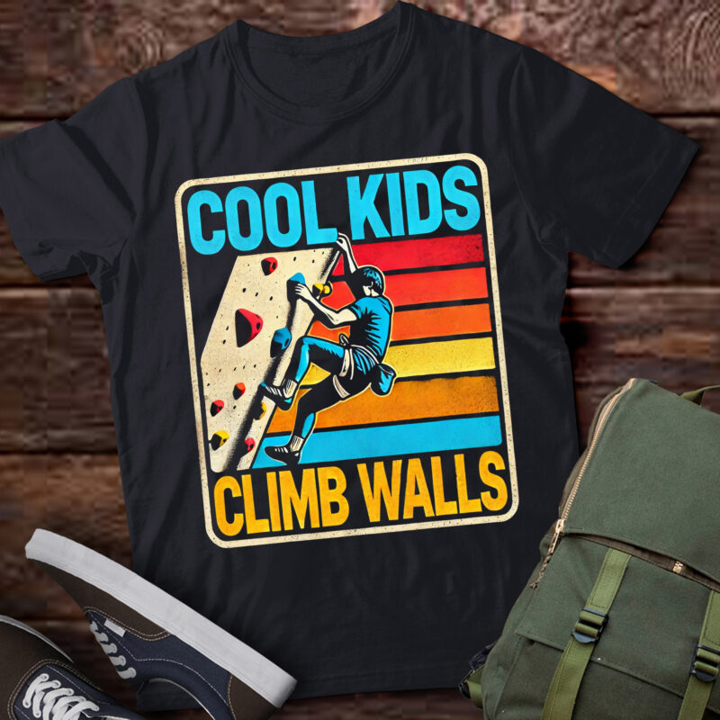 LT430 Cool Kids Climb Walls Extreme Sport Rock Climbing