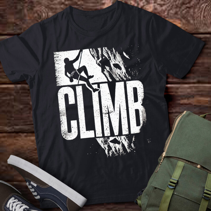 LT436 Distressed look climbing gift for climbers