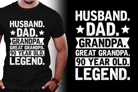 Legend Dad T-Shirt Design Bundle