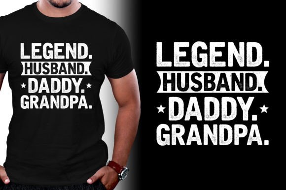 Legend Dad T-Shirt Design Bundle