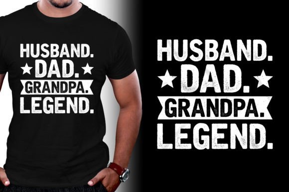 Legend Dad T-Shirt Design Bundle