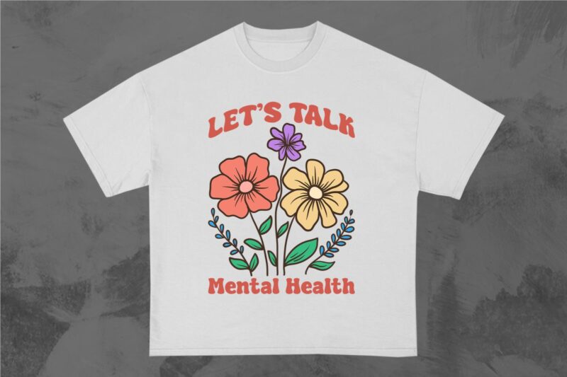 Mental Health T-shirt Design Bundle