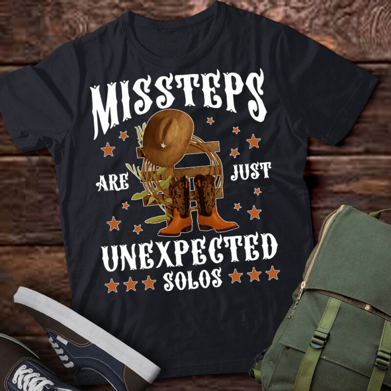 Line Dancing Missteps Are Just Unexpected Solos Line Dancer T-Shirt ltsp
