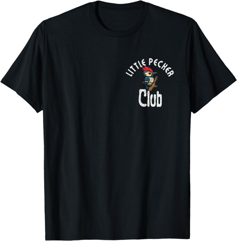 Little Pecker Club Funny Woodpecker Men T-Shirt