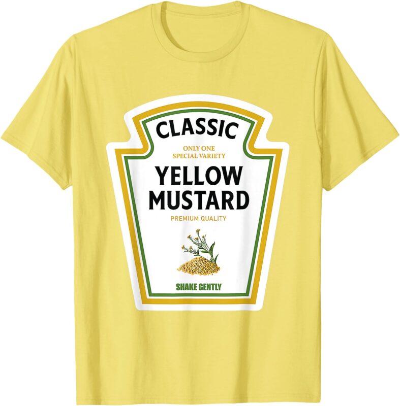 Mustard Halloween 2024 Yellow Family Costume Ketchup T-Shirt