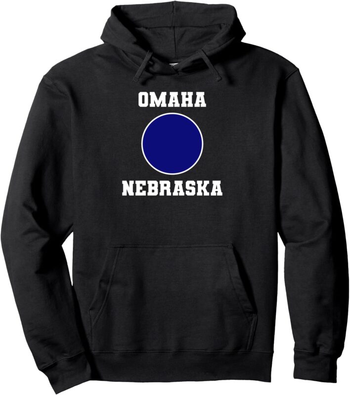 Nebraska Blue Dot Democratic 2nd District Omaha Pullover Hoodie