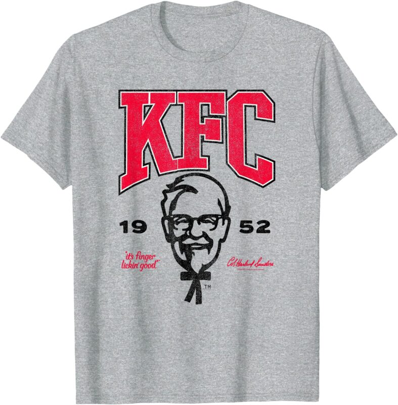 Officially Licensed KFC Colonel Sanders Chicken the Hard Way T-Shirt