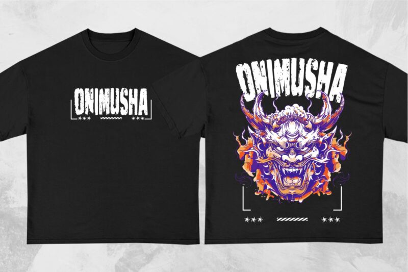 Japanese Streetwear T-Shirt Designs Bundle