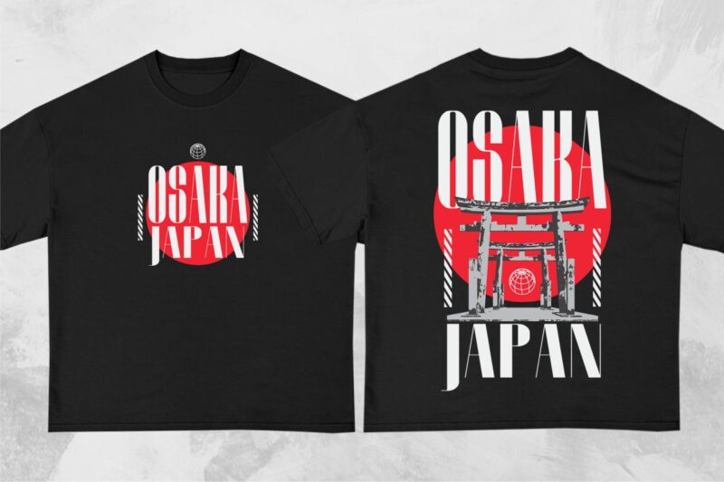 Japanese Streetwear T-Shirt Designs Bundle