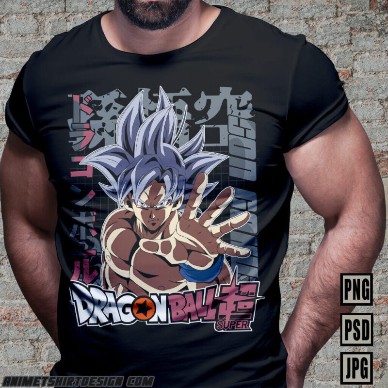 SON GOKU DRAGON BALL PART#11 ANIME TSHIRT DESIGN BUNDLE PNG