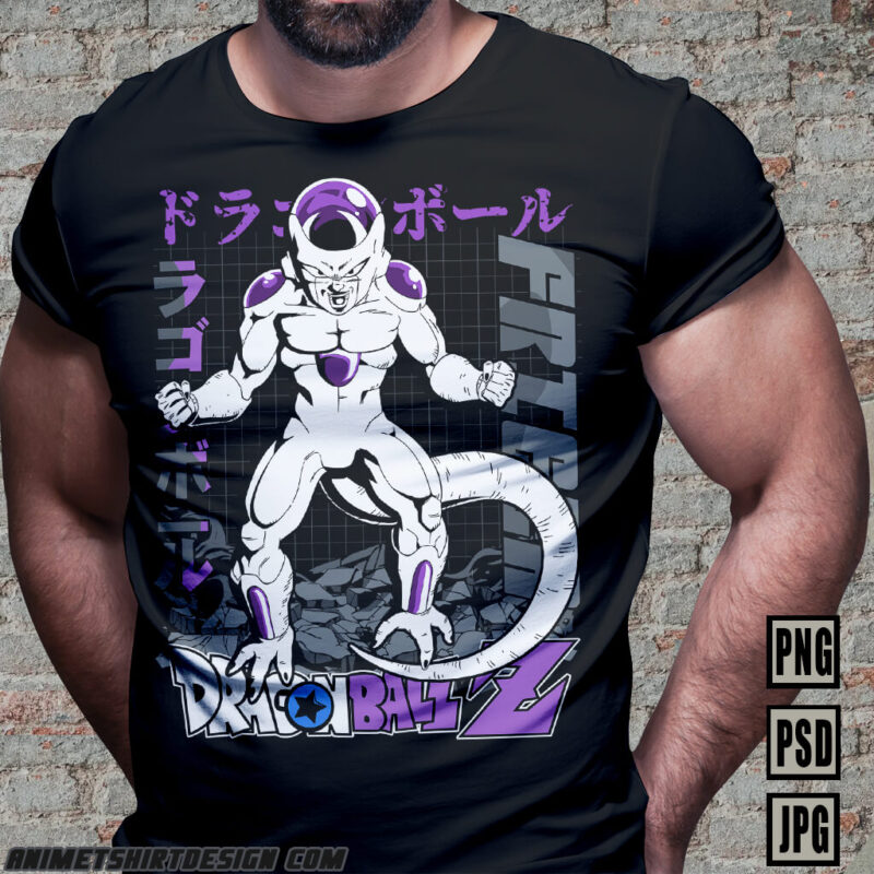 VRIEZA DRAGON BALL Z PART#11 ANIME TSHIRT DESIGN BUNDLE