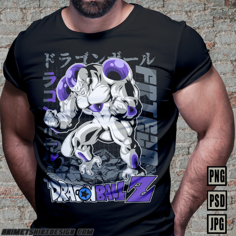 VRIEZA DRAGON BALL Z PART#11 ANIME TSHIRT DESIGN BUNDLE