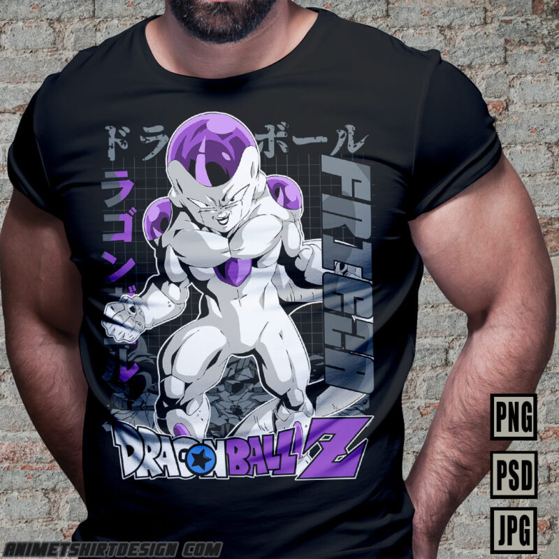 VRIEZA DRAGON BALL Z PART#11 ANIME TSHIRT DESIGN BUNDLE