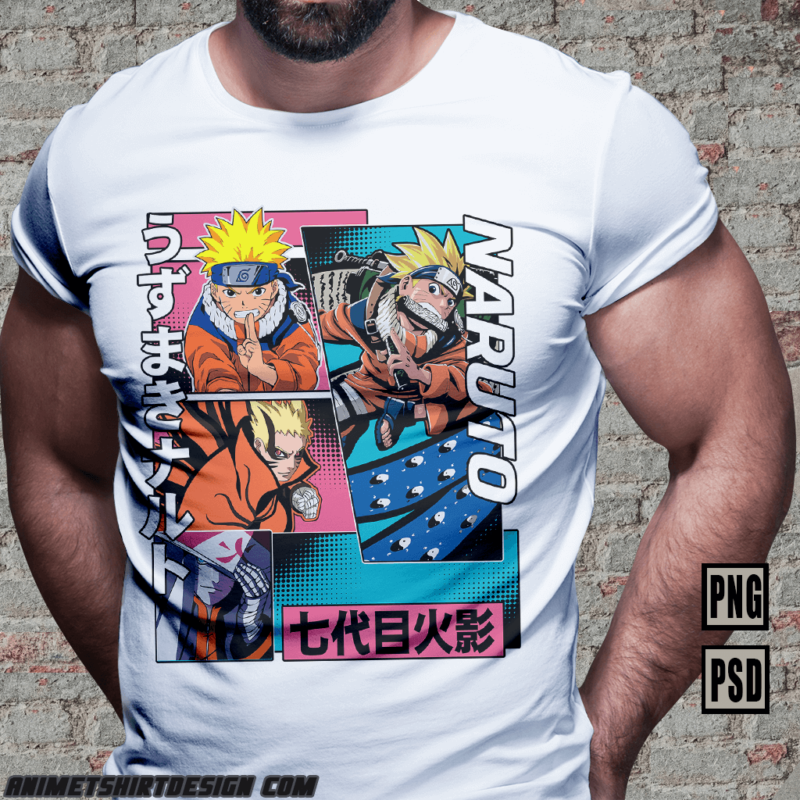 43 naruto boruto anime tshirt design bundle [PART#13]