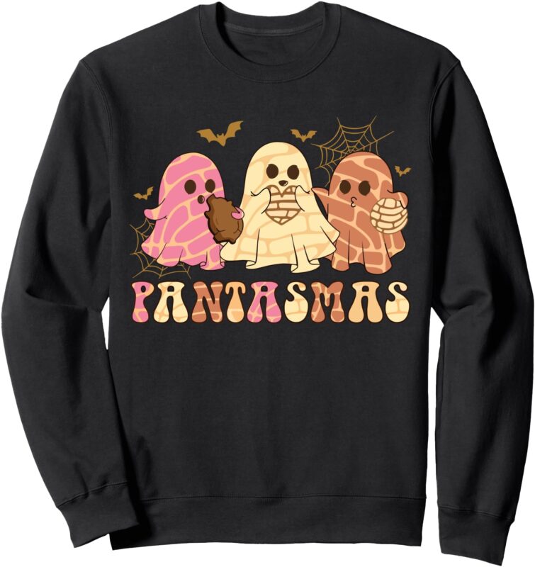 Pantasmas Ghost Halloween Pan dulce Mexican Pan – Tasmas Sweatshirt