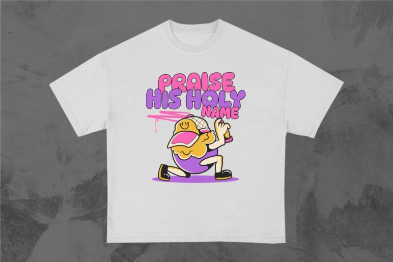 Christian Graffiti T-Shirt Designs Bundle