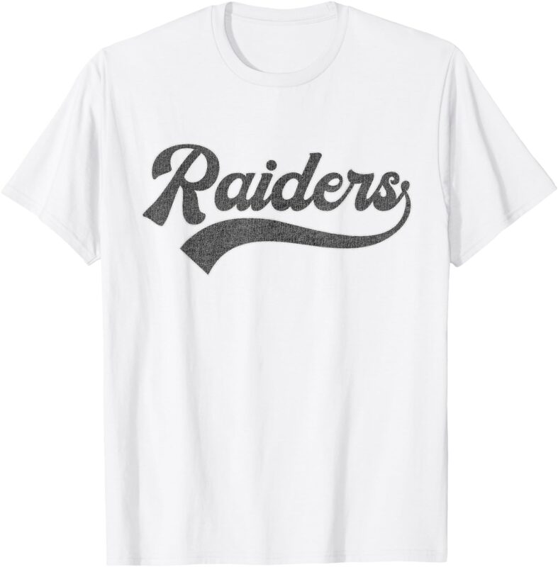 Raiders Name Vintage Retro Gift Men Women Boy Girl T-Shirt