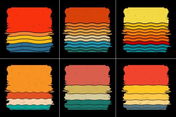 Retro sunset background, Vintage sunset background, Retro vintage sunset design, sunset retro aesthetic, 80s sunset background, vintage suns