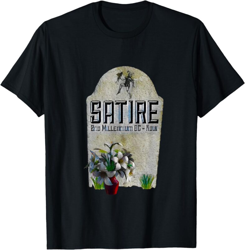 Satire is Dead Blame Tag T-Shirt