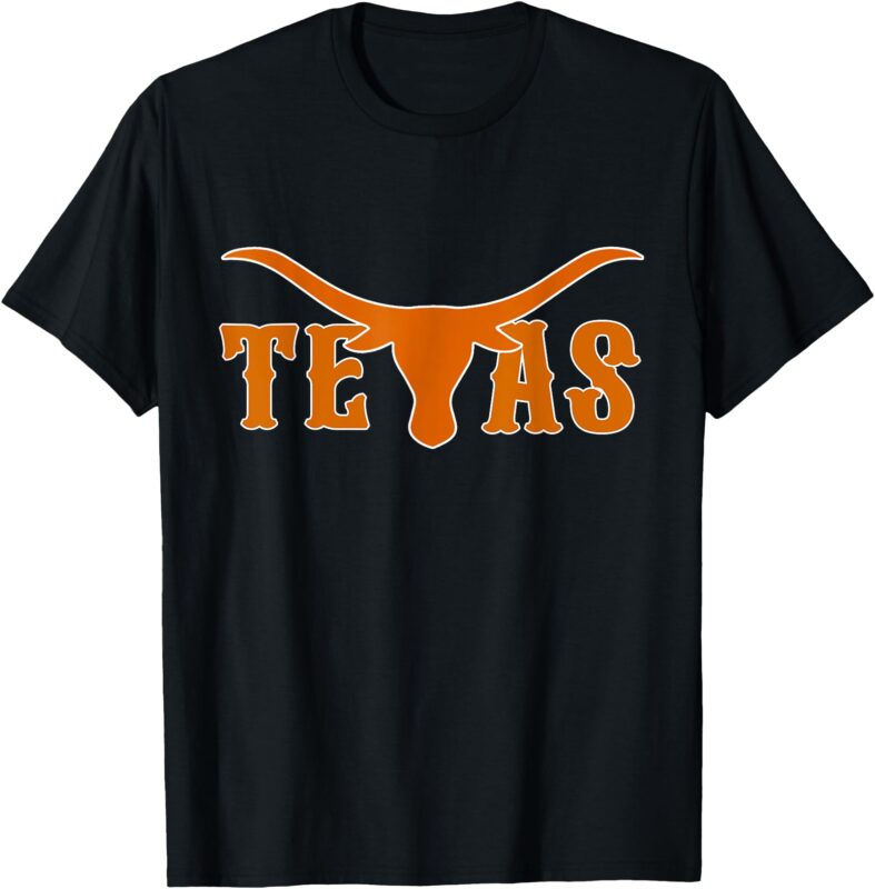 Texas USA Longhorn Austin Pride Bull American T-Shirt
