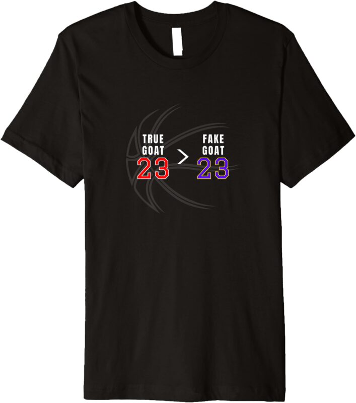 The True Basketball Goat Women Men Sports Apparel Premium T-Shirt