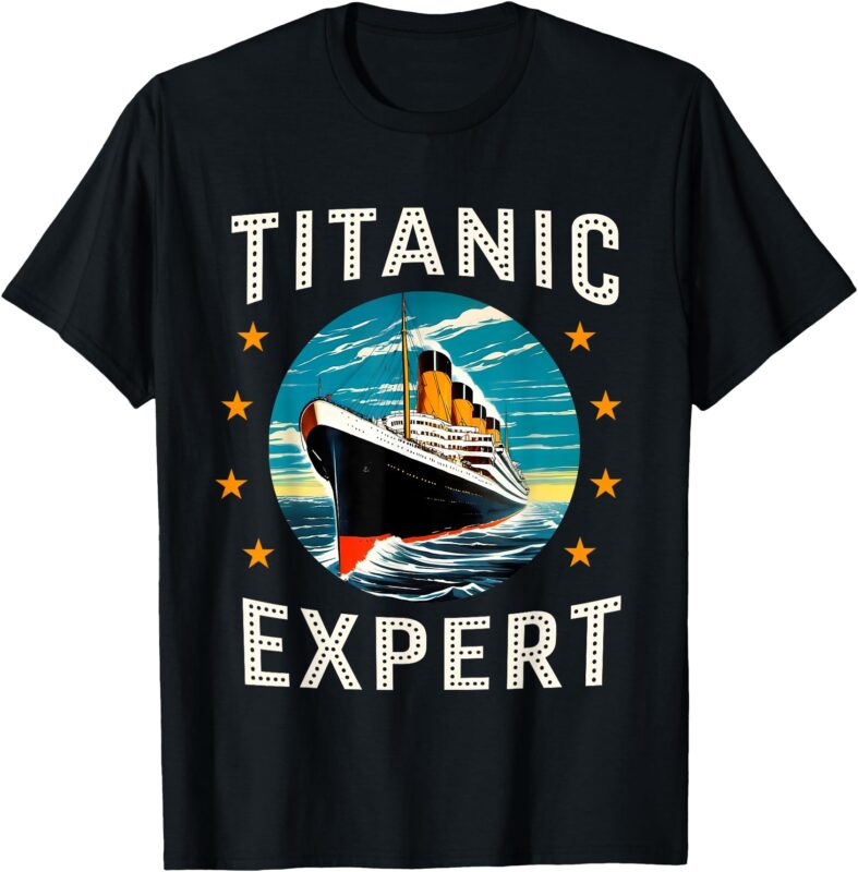 Titanic Expert Funny RMS Titanic Birthday Merch Kids Boys T-Shirt