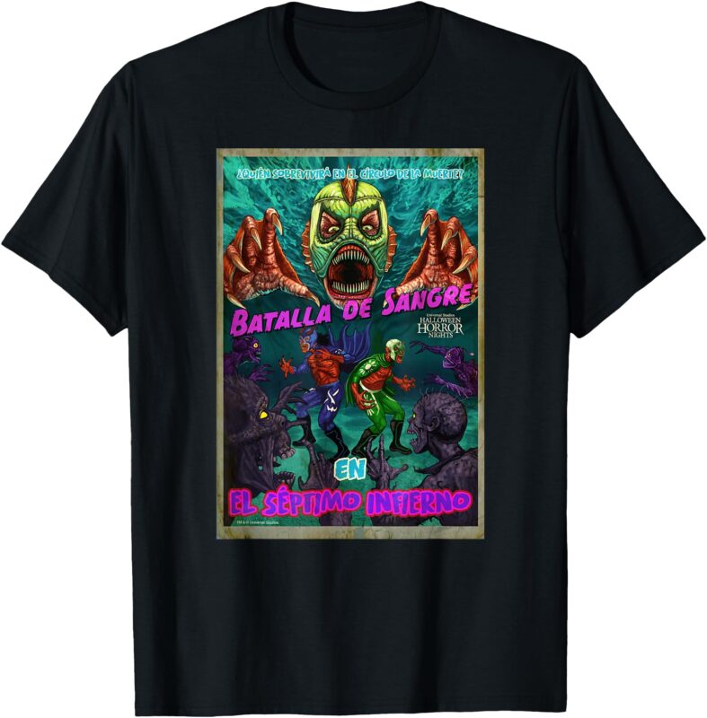 Universal Halloween Horror Nights Monsters Blood Battle T-Shirt