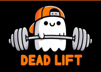 Ghost Dead Lift Halloween Gym PNG
