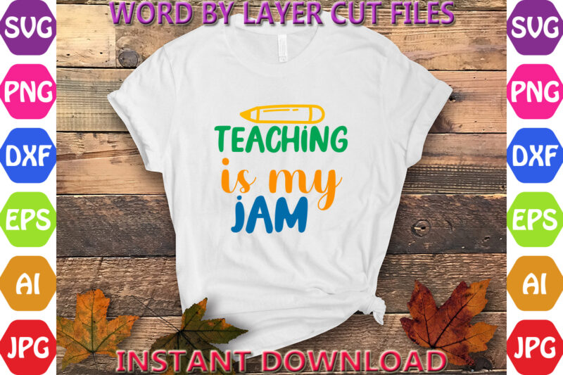 Teaching is My Jam, Hello Back to School svg, First day of School svg, Back to School bundle svg, Bundle of 6 Back to School svg, Back To