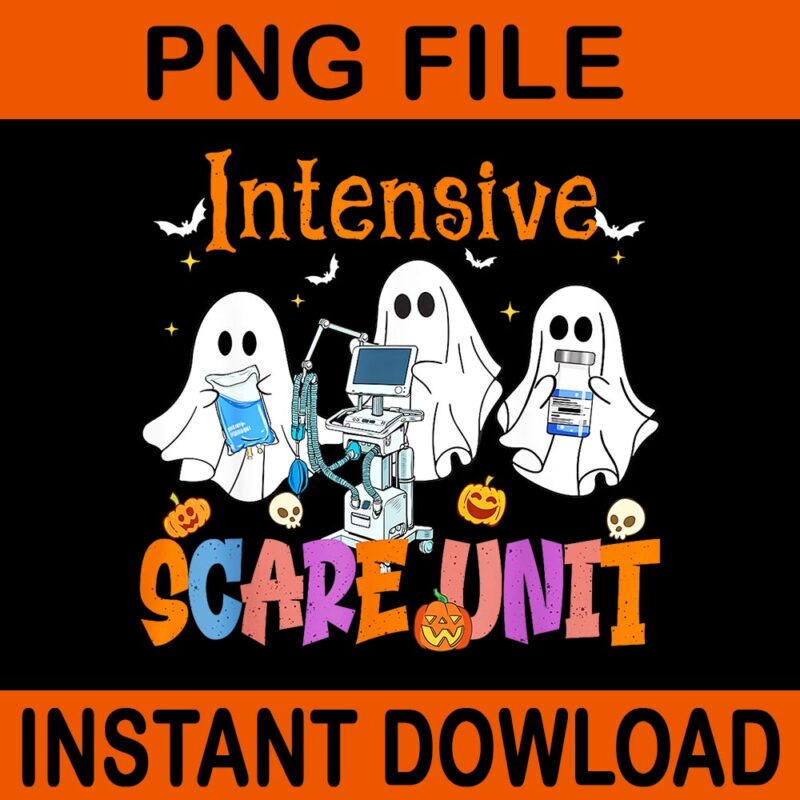 Halloween Intensive Care Scare Unit Ghost Nurse ICU Nursing PNG
