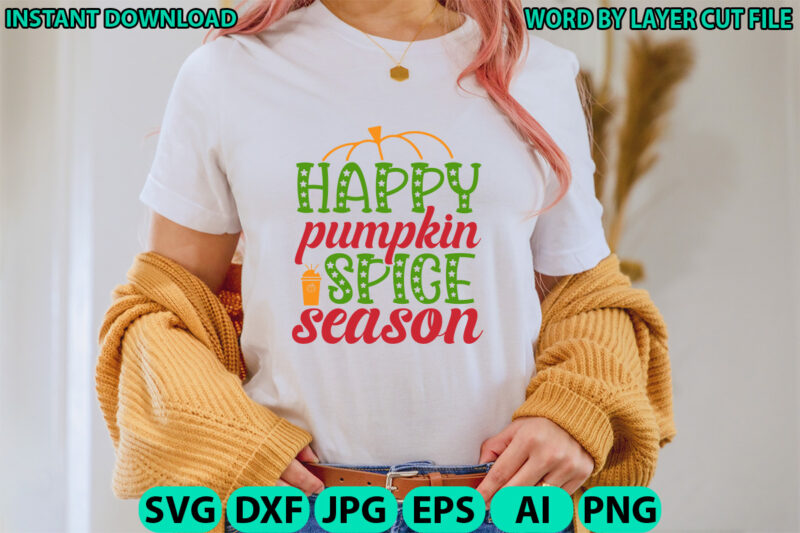 60+ Fall Mega T-Shirt Design Bundle, Fall t-shirt design bundle, fall design bundle, fall png bundle, fall svg bundle, season bundle, autumn