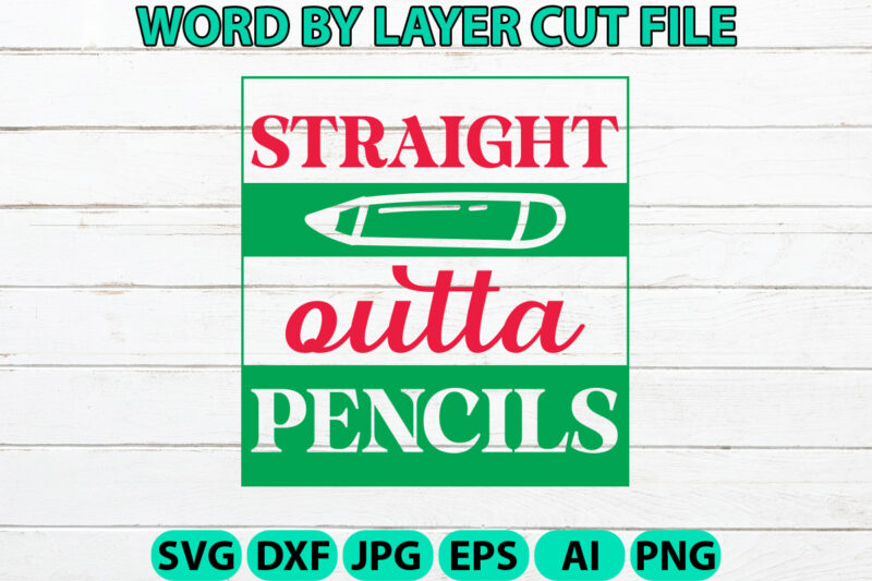 Straight Outta Pencils, Hello Back to School svg, First day of School svg, Back to School bundle svg, Bundle of 6 Back to School svg, Back T