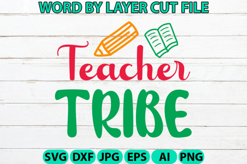 Teacher Tribe, Hello Back to School svg, First day of School svg, Back to School bundle svg, Bundle of 6 Back to School svg, Back To School