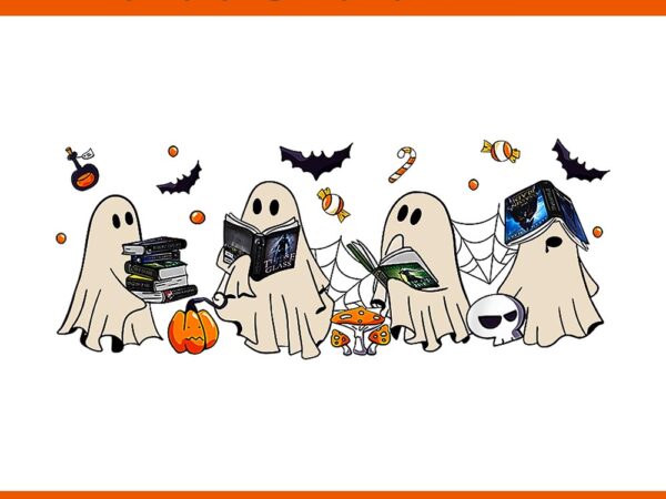 Bookish ghost throne of glass halloween png t shirt template Bookish ghost throne of glass halloween png t shirt template
