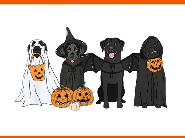 Black labrador halloween png t shirt template Black labrador halloween png t shirt template