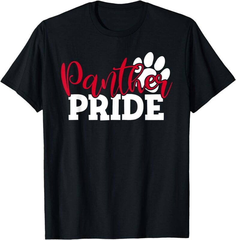 Vintage Panthers School Sports Name Spirit Back To School T-Shirt