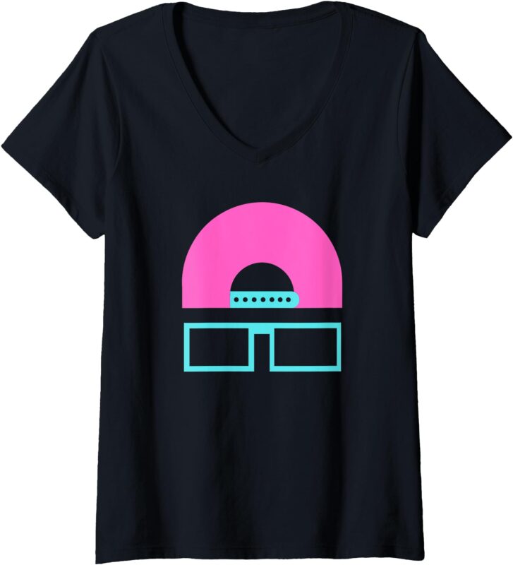 Womens Jason Behrends Ninja Warrior V-Neck T-Shirt