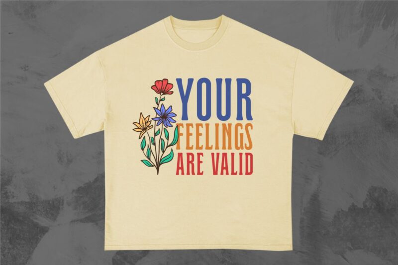 Mental Health T-shirt Design Bundle