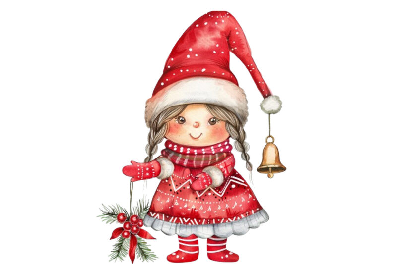 baby gnome wearing