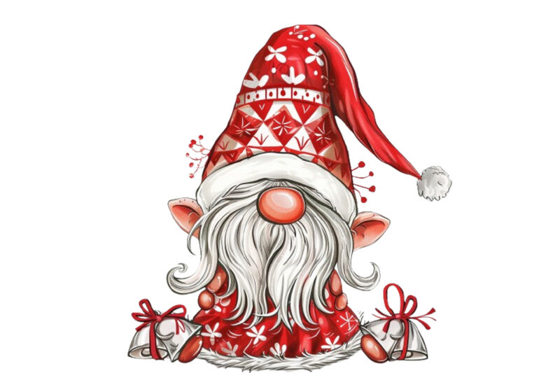 baby gnome wearing